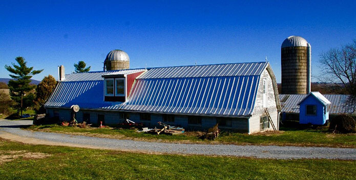 Barn on Open Book Farm Maryland