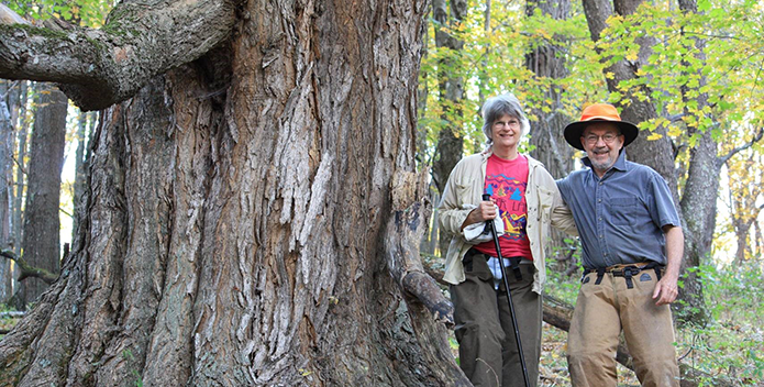 Bill and Lynn Limpert 300 year old tree Atlantic Coast Pipeline