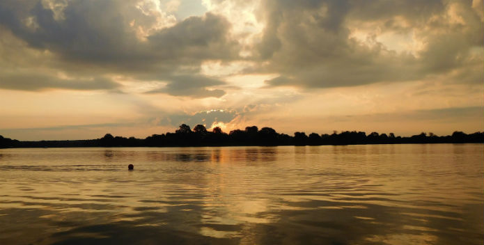 Image of the Wye River in the morningtime.