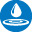 Water droplet icon symbolizes areas of water quality improvements.