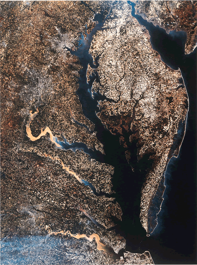 Satellite Image of Chesapeake Bay 