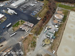 Aerial view of the Valley Proteins facility 