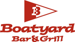 Logo: Boatyard Bar & Grill.