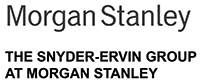 Logo: The Snyder-Ervin Group at Morgan Stanley.