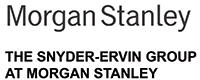 Morgan Stanley The Snyder-Ervin Group at Morgan Stanley.