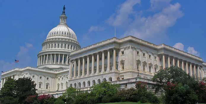 The U.S. Capitol building.