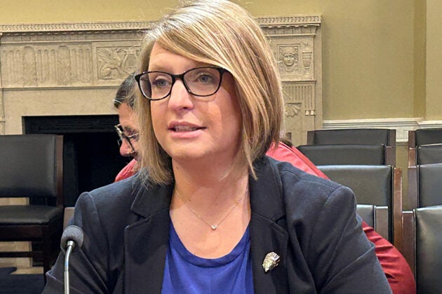 Alison Colden testifies at a hearing